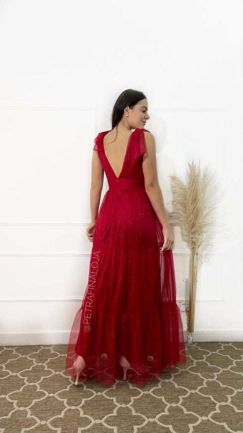 Vestido De Amarrar Três Marias VESTIDO LONGO PETRA FINA